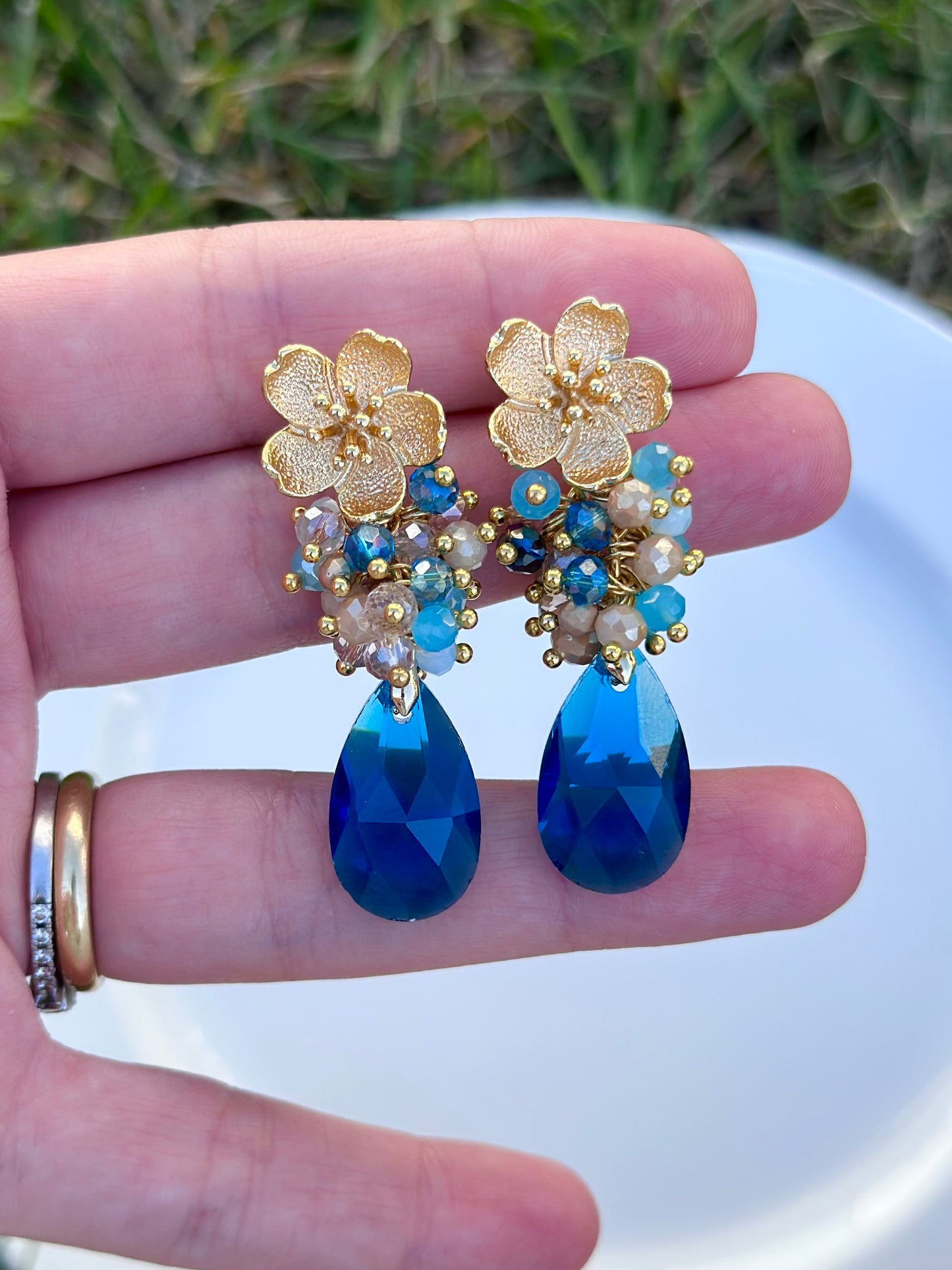 Aro Agostina turquesa