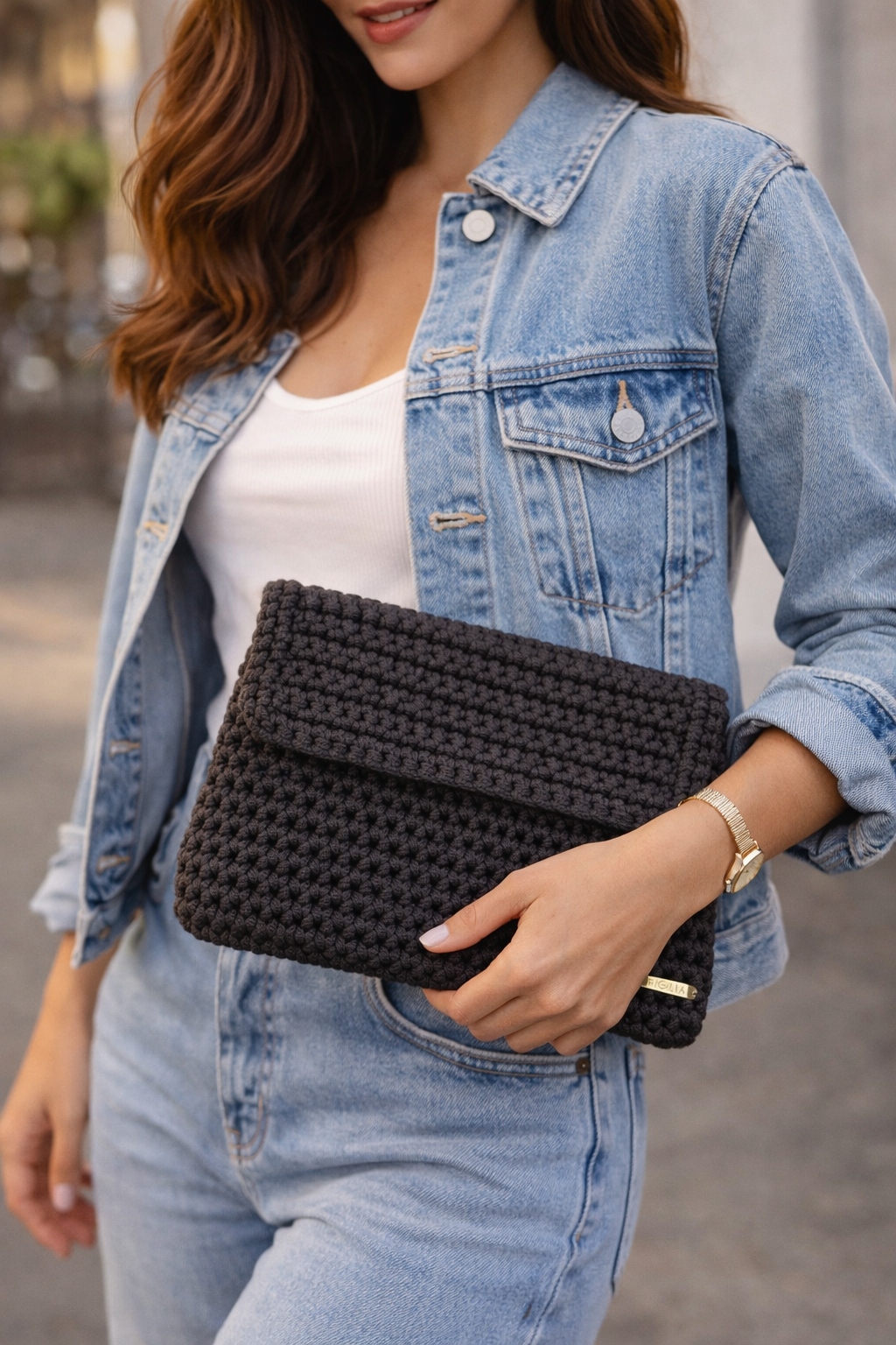 Cartera Sienna negra