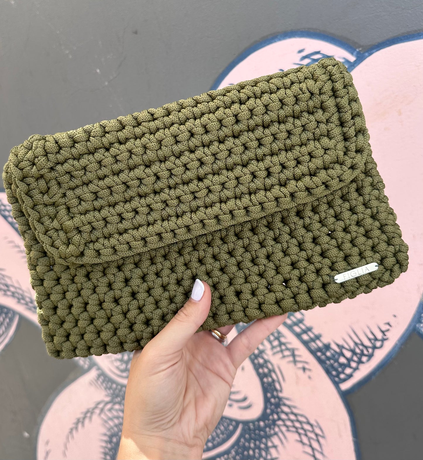Cartera Sienna verde (a pedido)