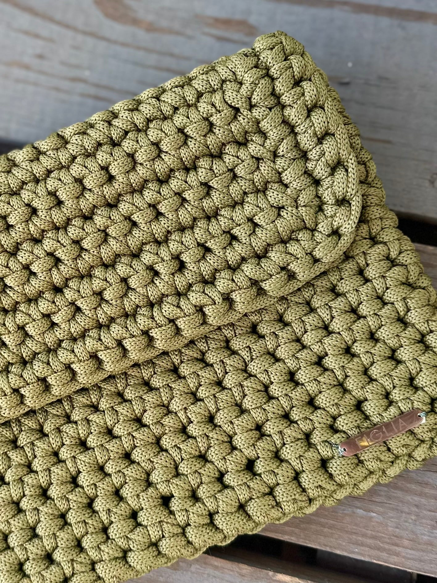 Cartera Sienna verde (a pedido)