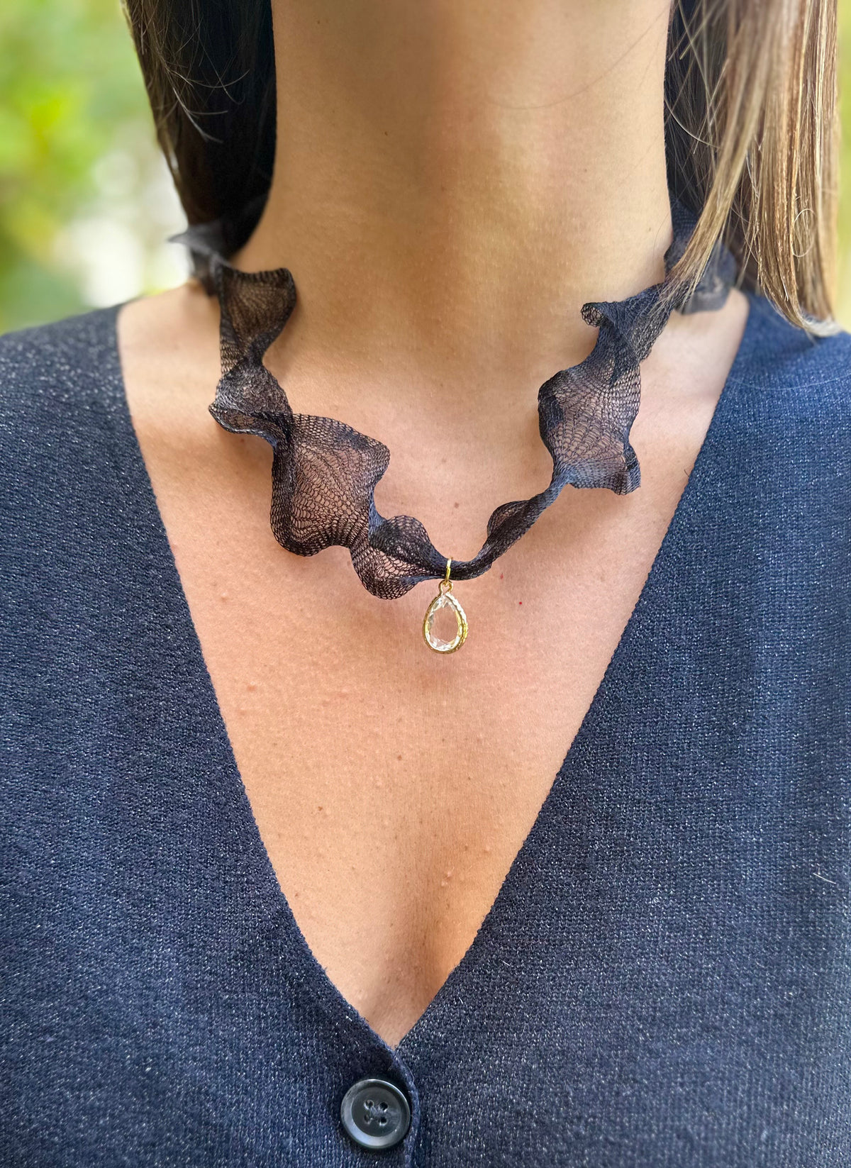 Collar Titanio negro