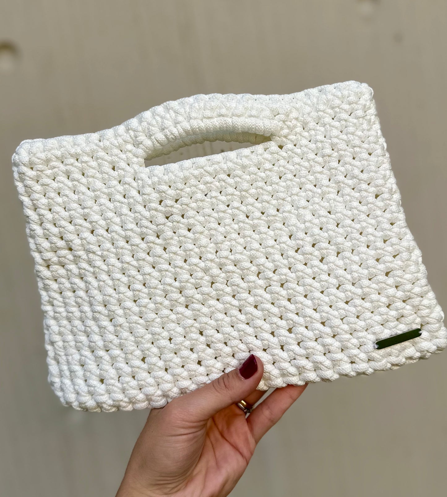 Cartera Aura blanca