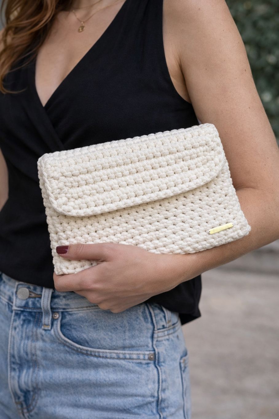 Cartera Sienna blanca