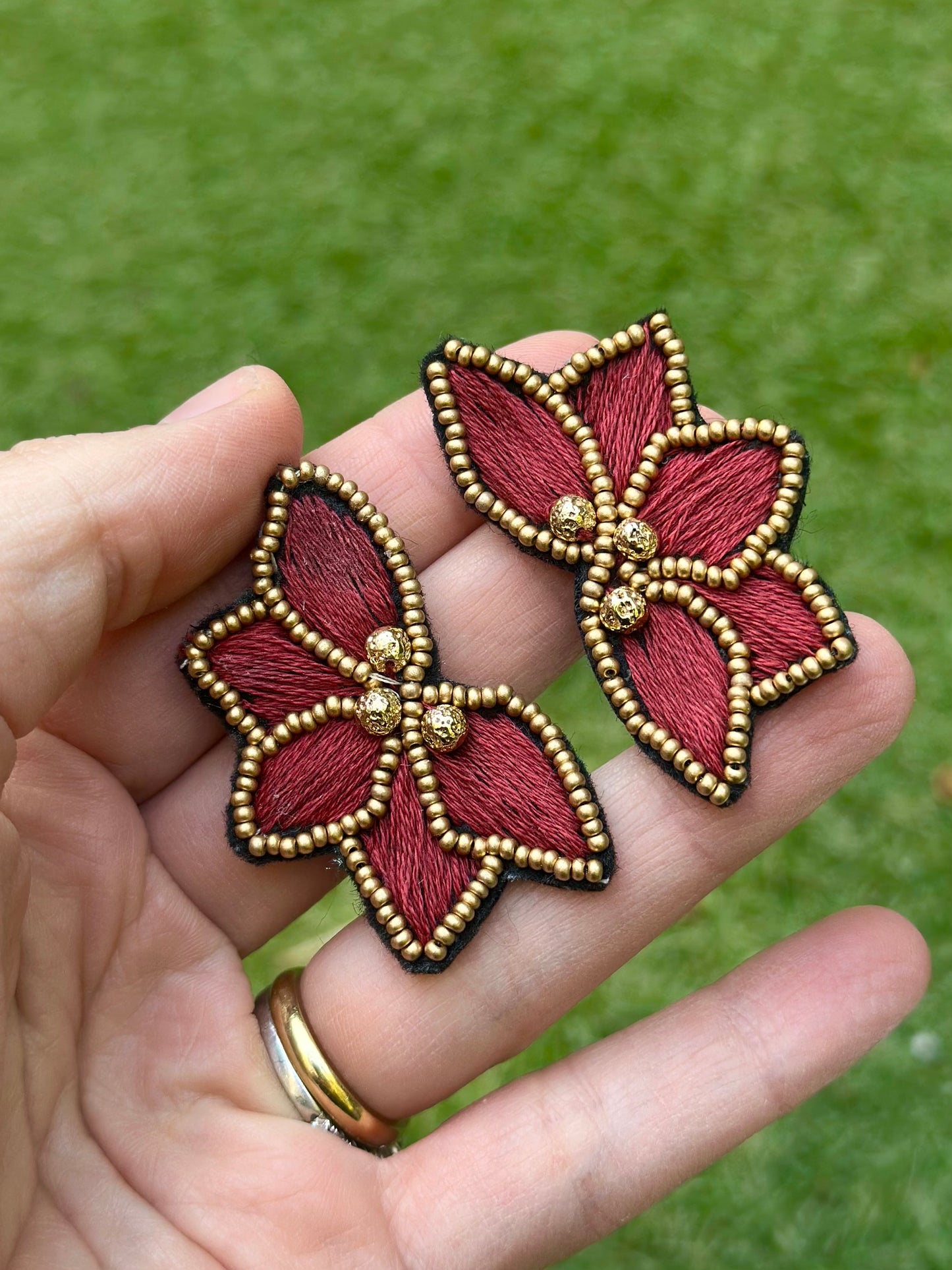 Aro Ricamo flor 03