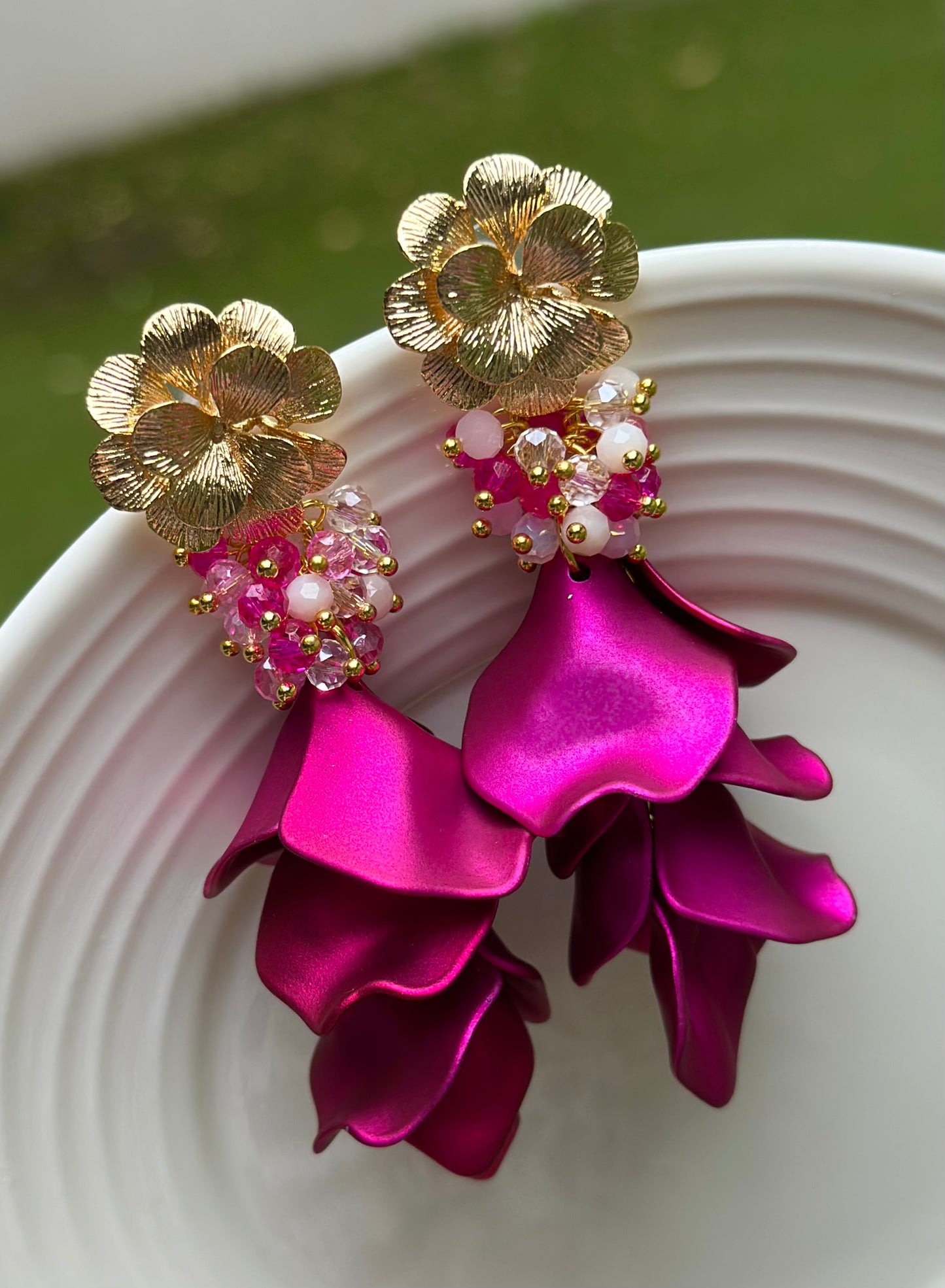 Aro Petali fucsia metálico