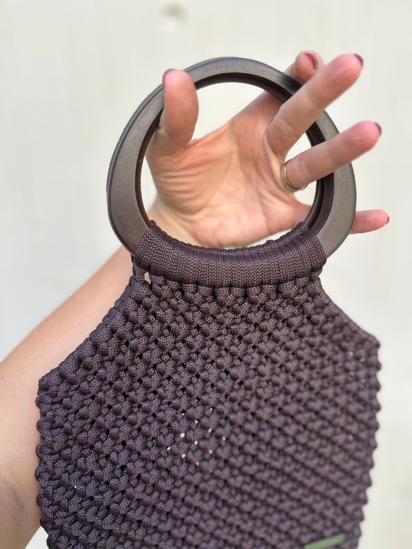 Cartera Maniglia café