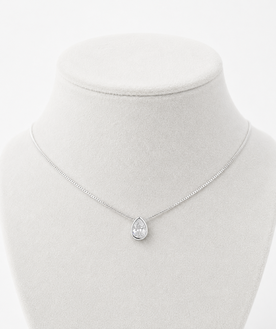 Collar Punto di Luce gota plata