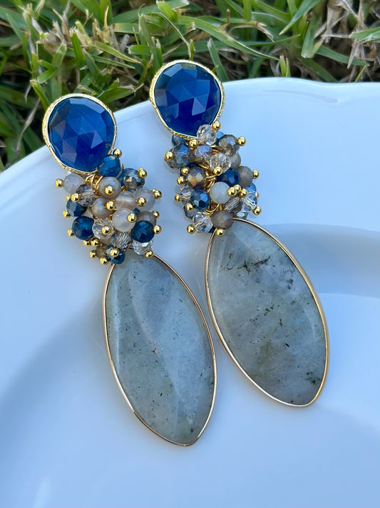 Aro Cinzia azul y gris
