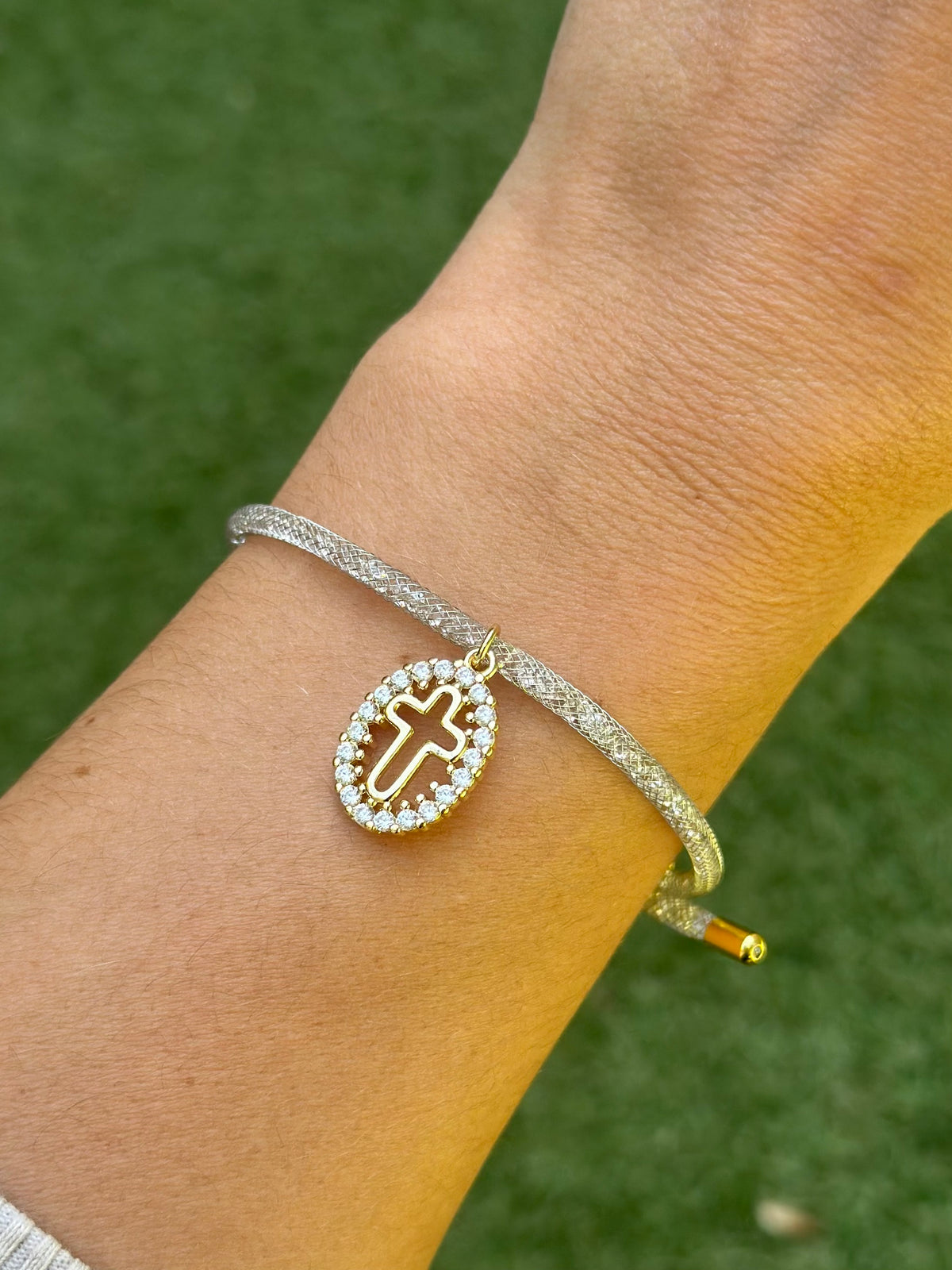 Pulsera Luce Medaglia plateada