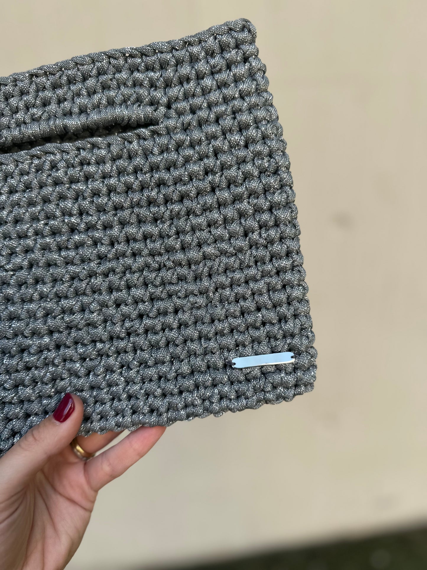 Cartera Sienna plateada