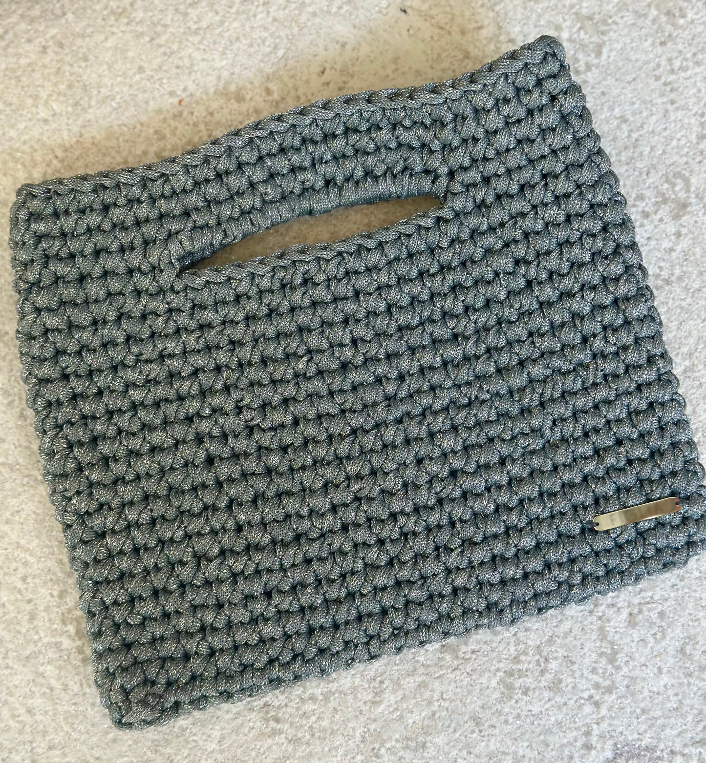 Cartera Sienna plateada
