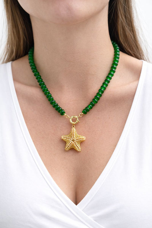 Collar Stella verde