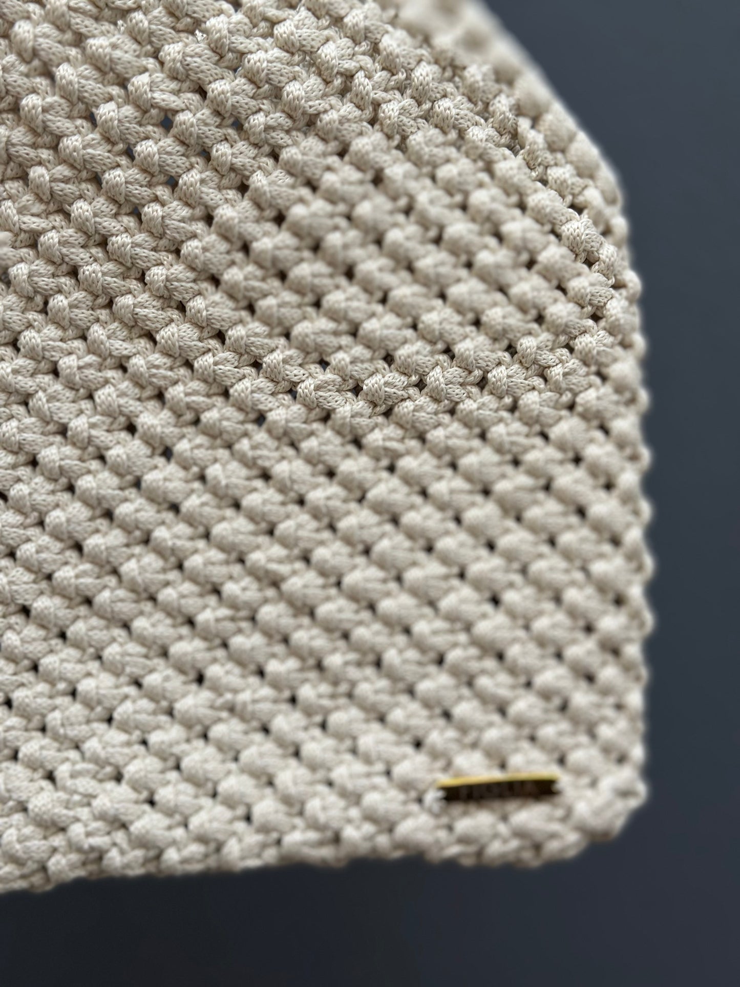 Cartera Maniglia crema