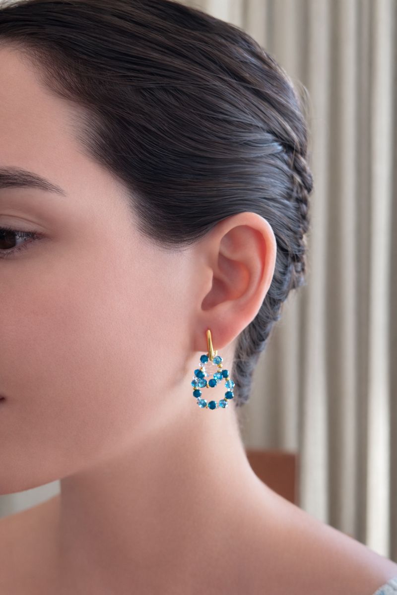 Aro Arianna turquesa