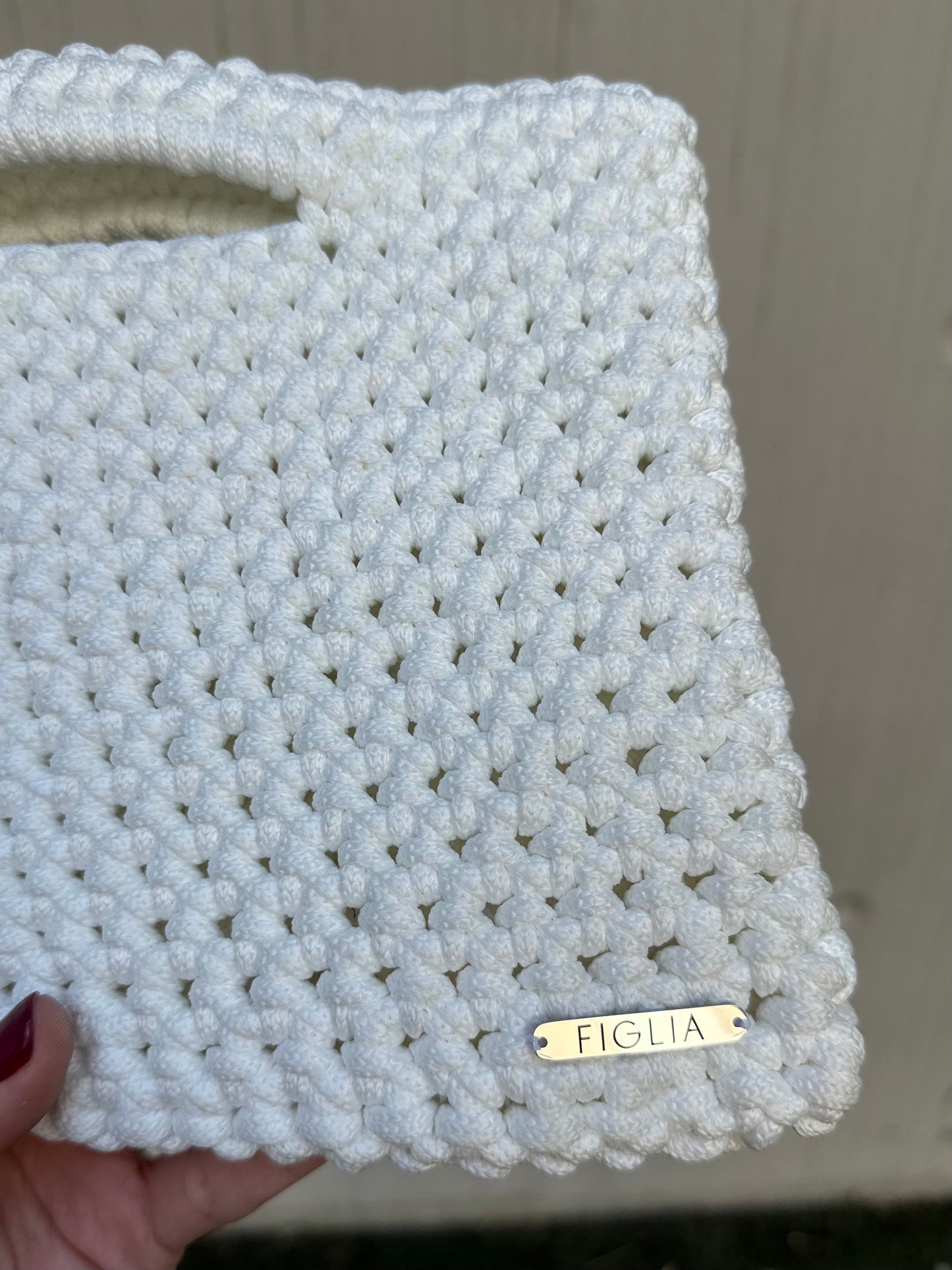 Cartera Aura blanca