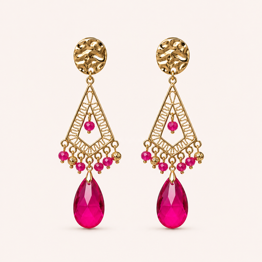 Aro Maxi piatti fucsia