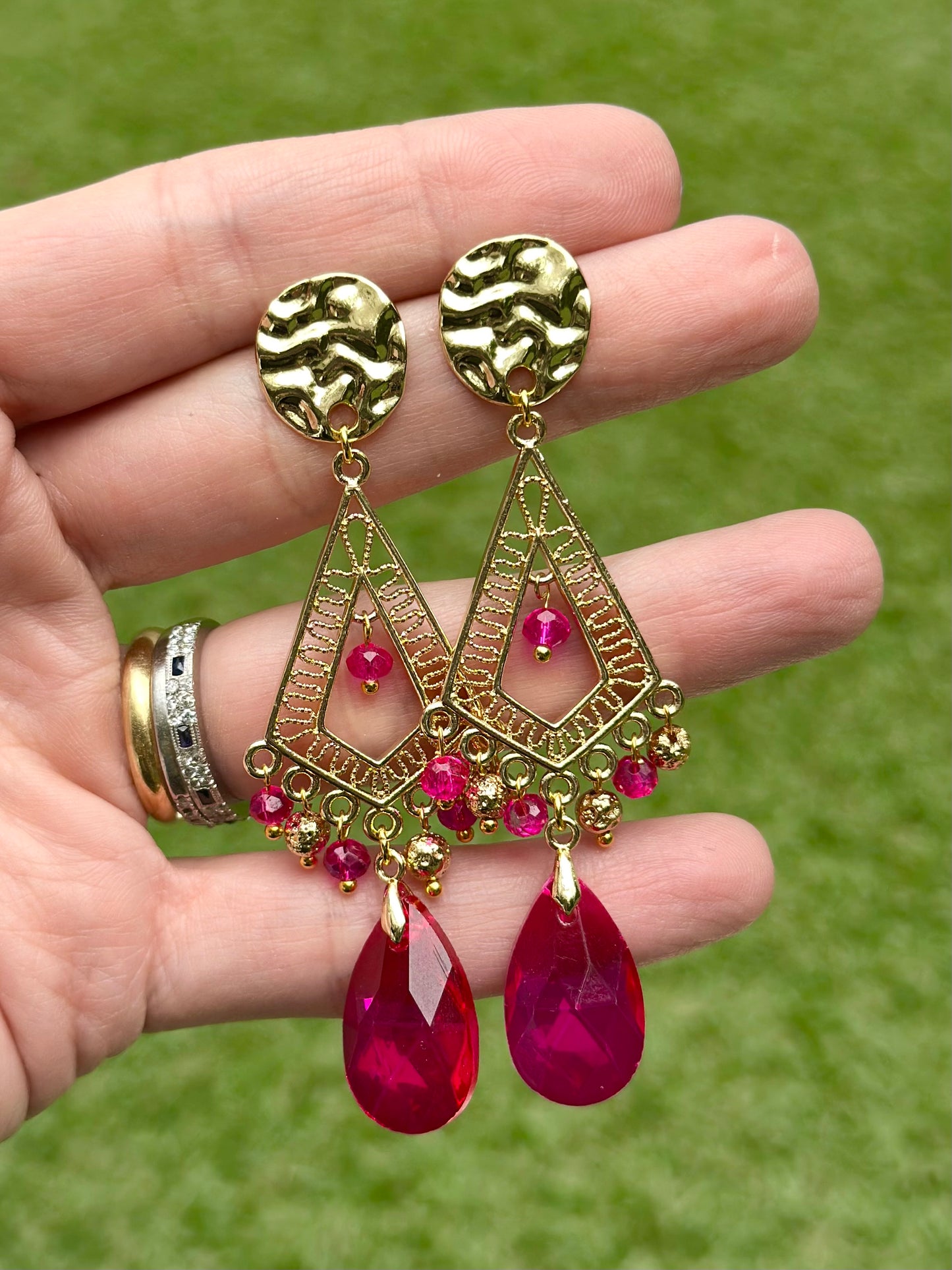 Aro Maxi piatti fucsia