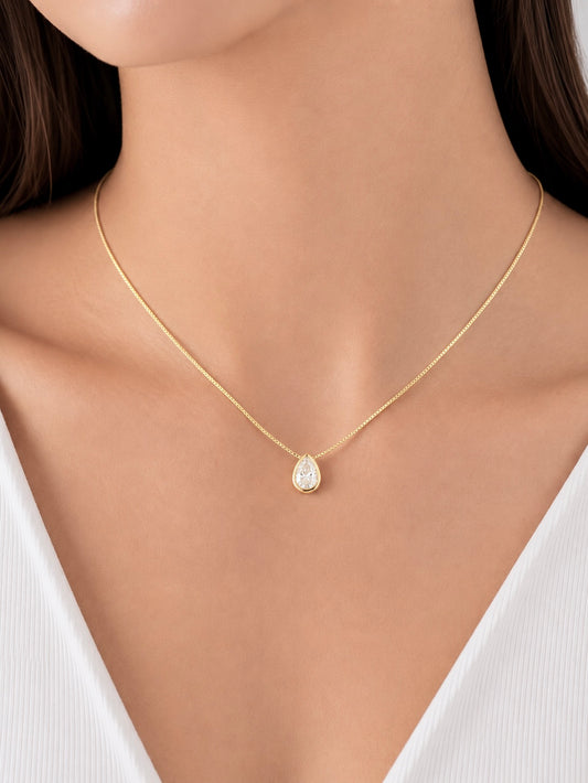Collar Punto di Luce gota oro