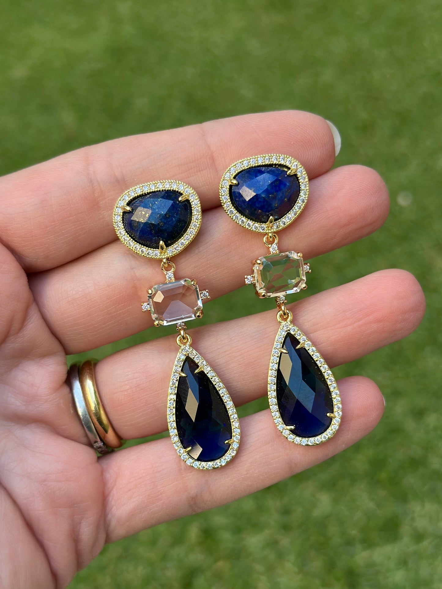 Aro Camille azul
