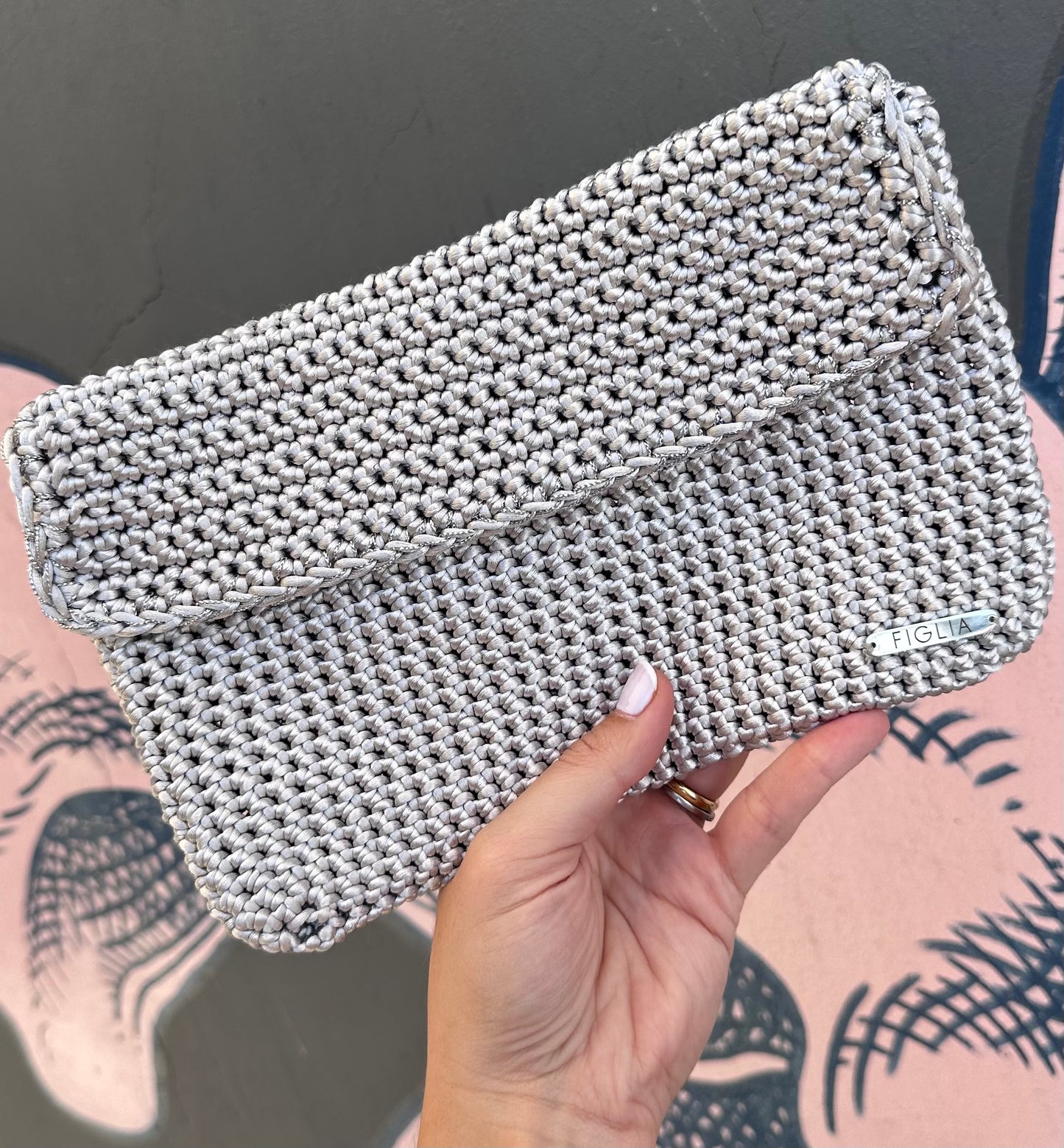 Cartera Sienna plata