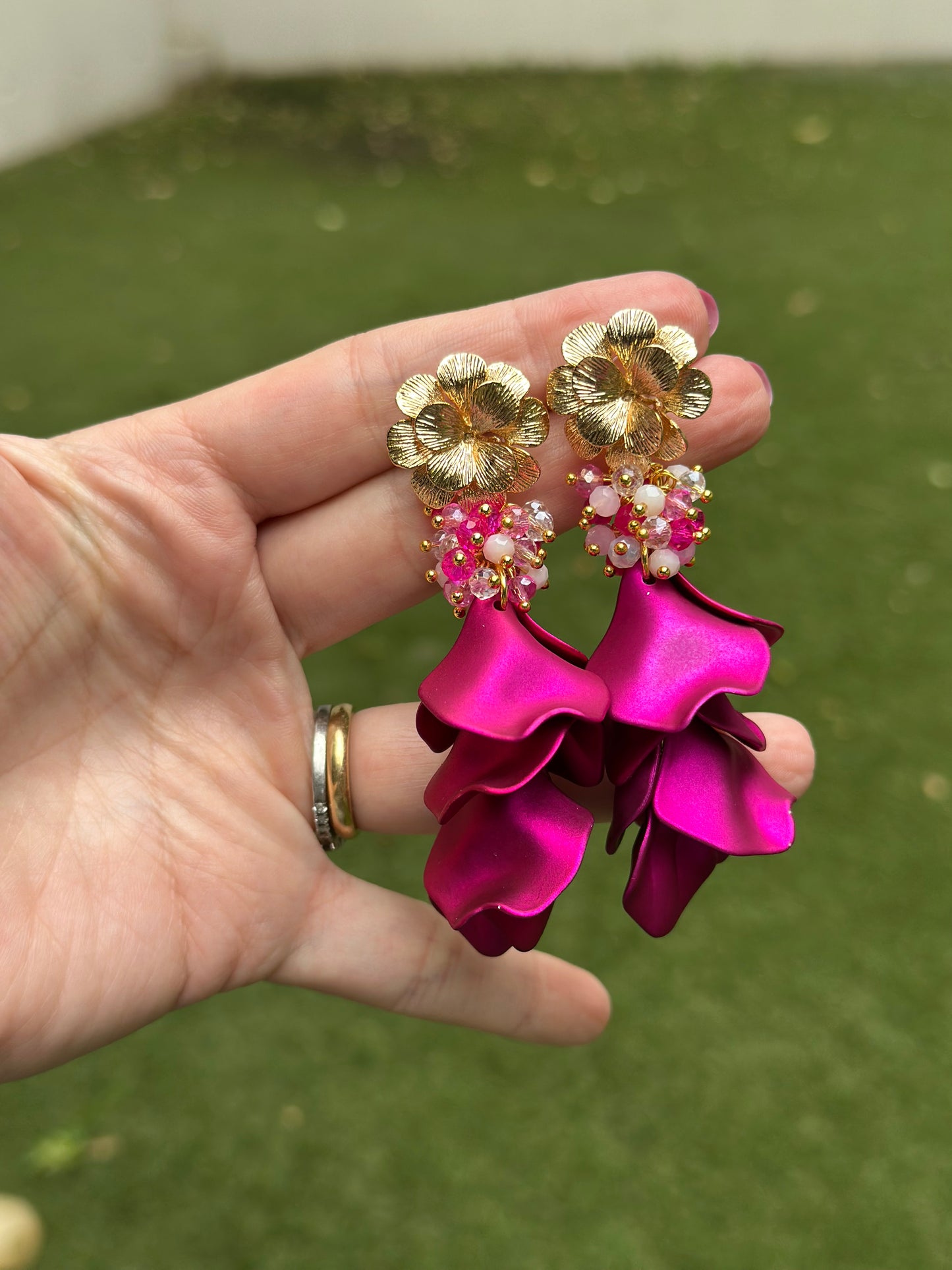 Aro Petali fucsia metálico