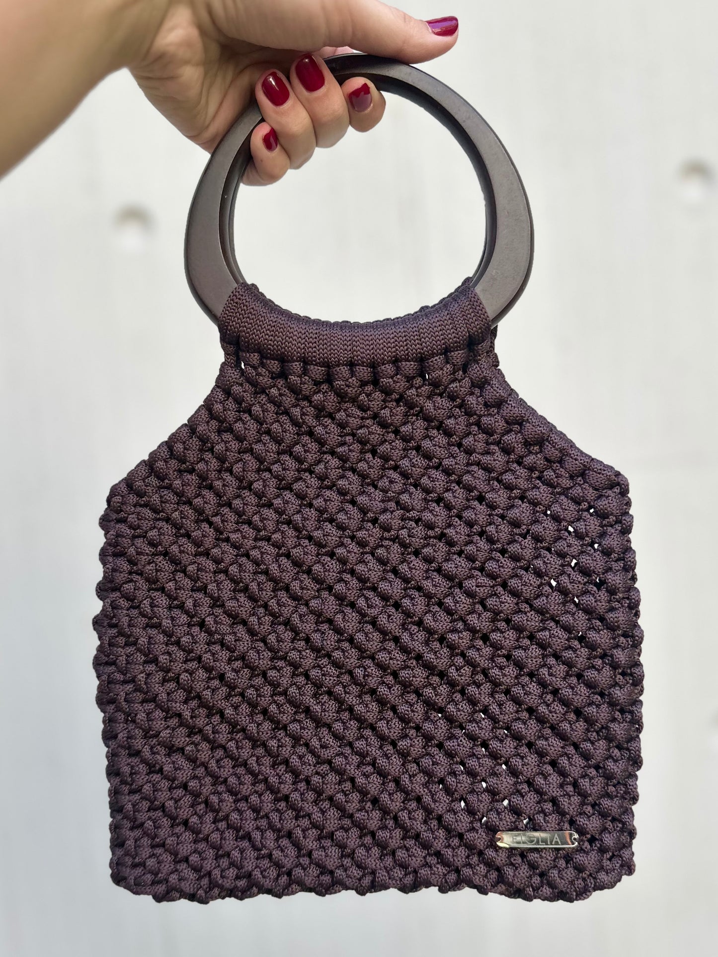 Cartera Maniglia café