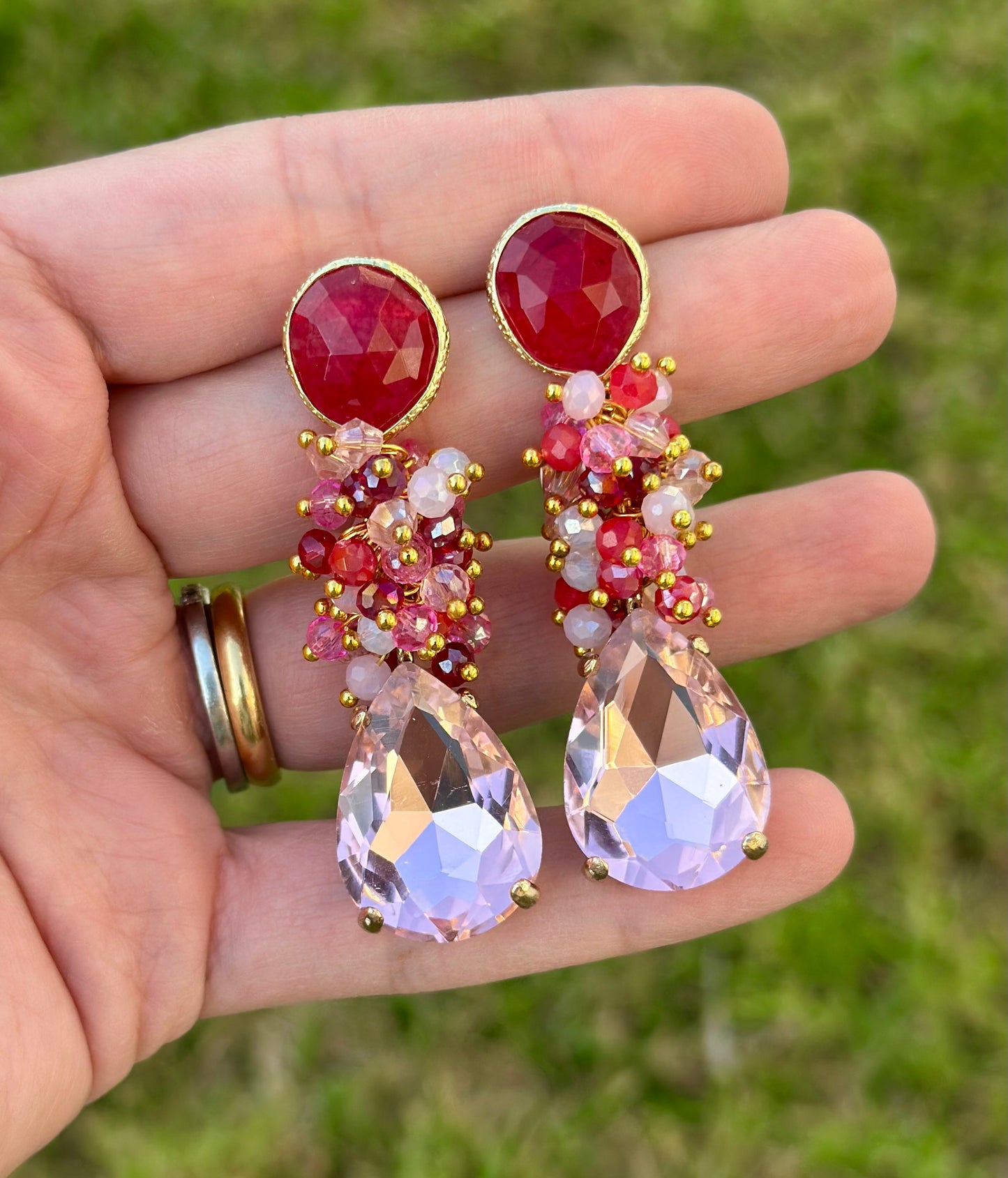 Aro Festa frambuesa y rosa